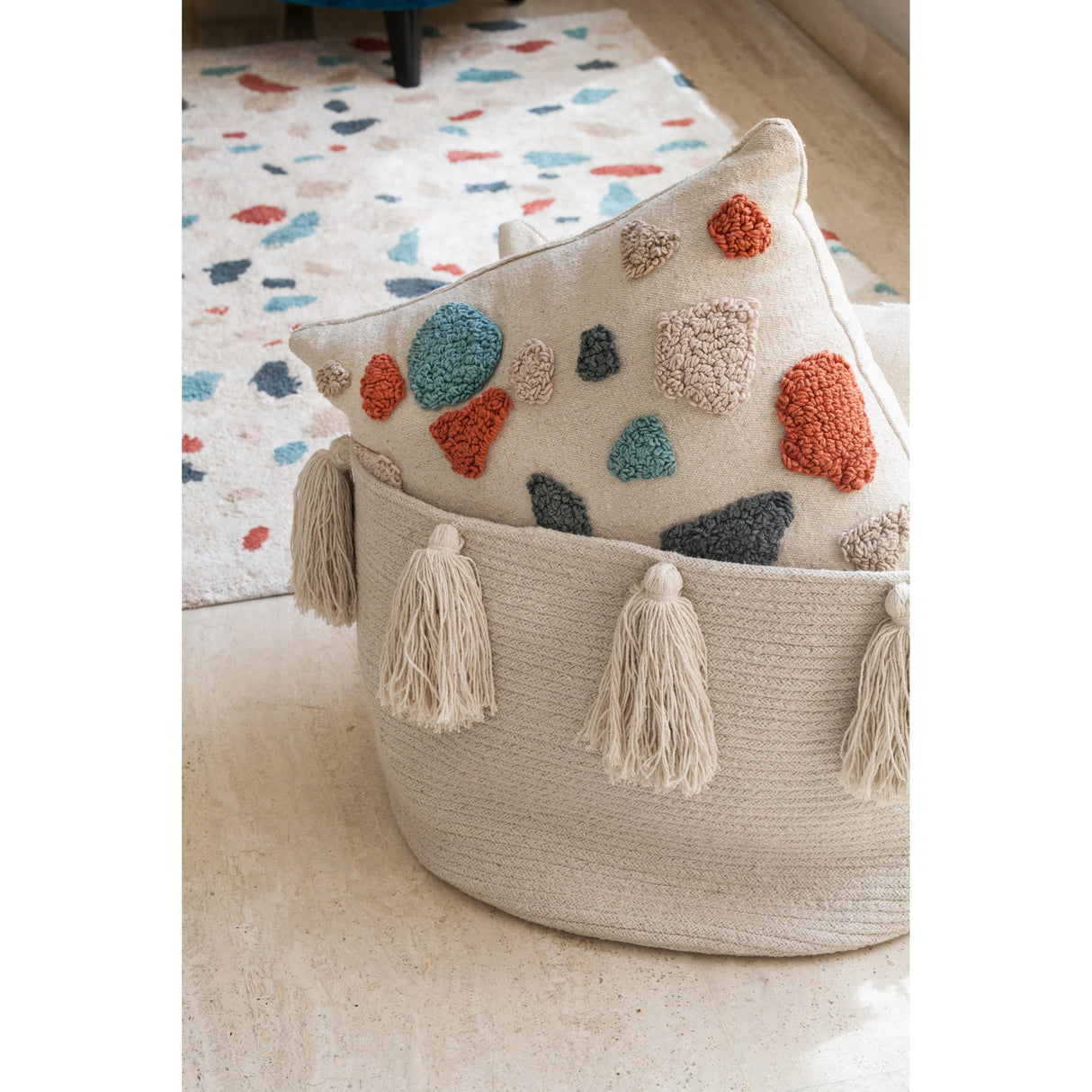 Rugs by Roo | Lorena Canals Terrazzo Marble Machine Washable Area Rug-C-TERRA-MARBLE