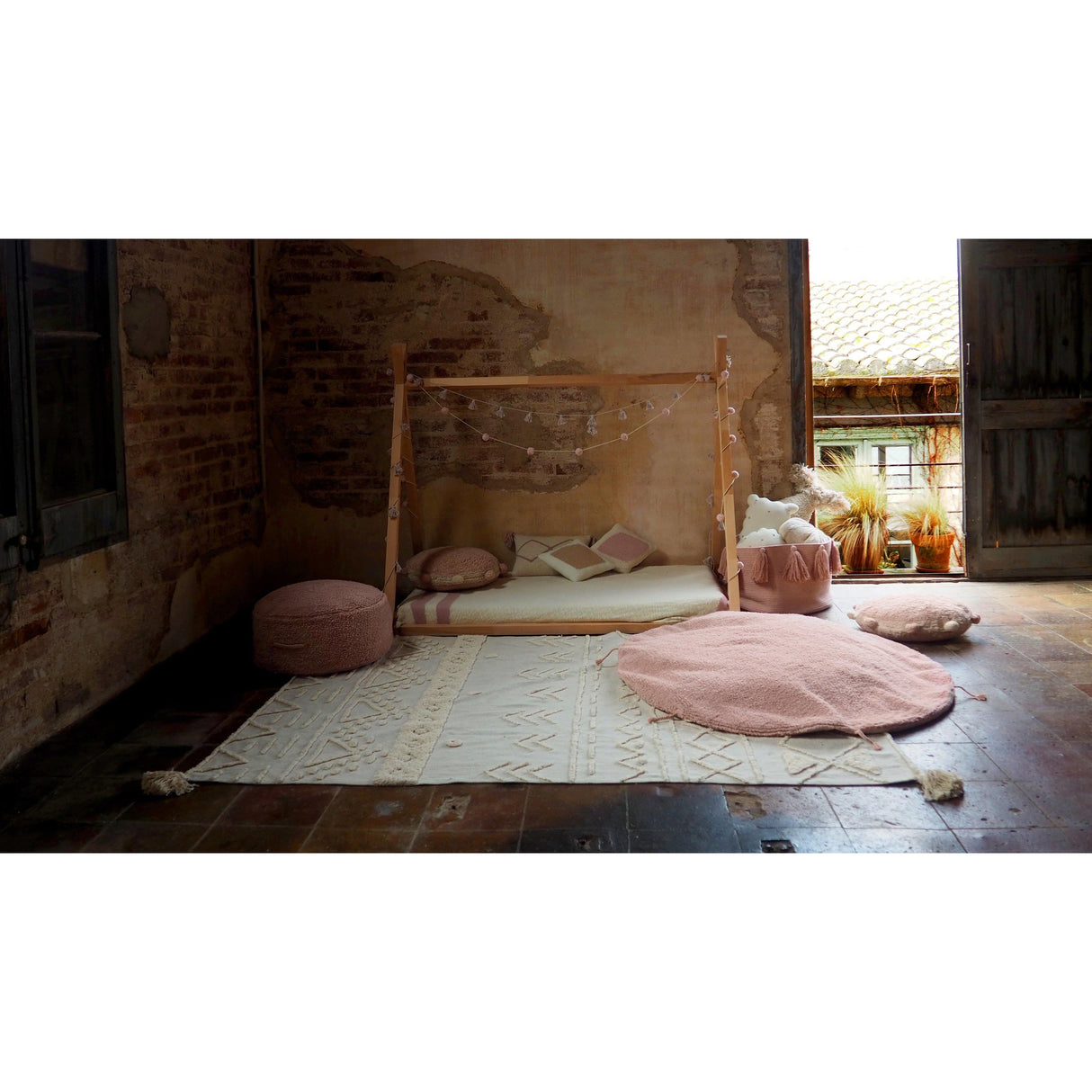 Rugs by Roo | Lorena Canals Tribu Natural Washable Area Rug-C-TRIBU-NAT-M