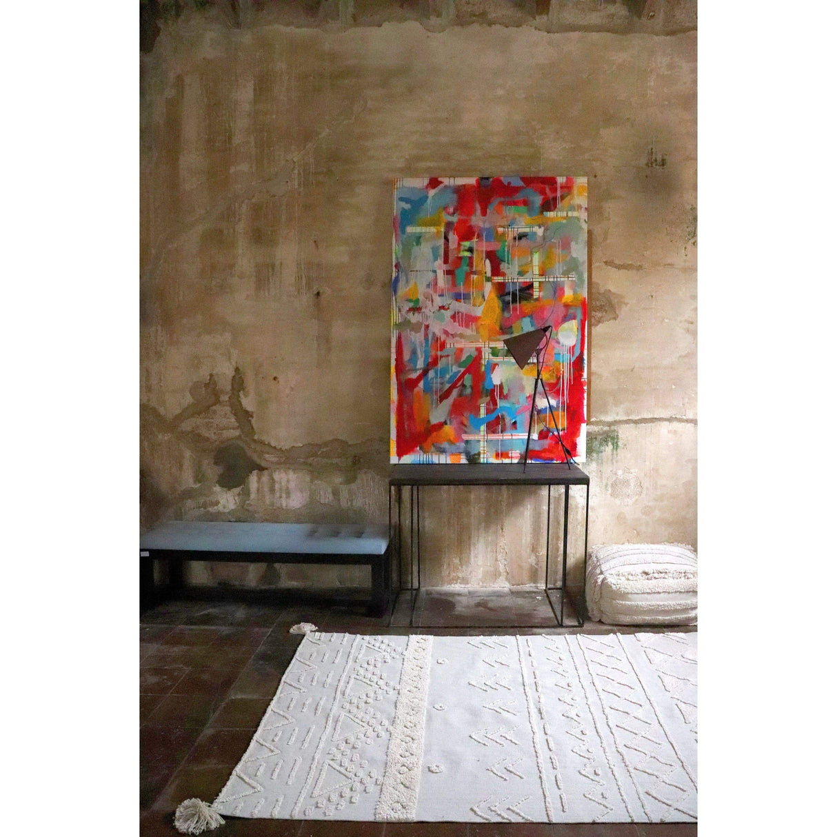 Rugs by Roo | Lorena Canals Tribu Natural Washable Area Rug-C-TRIBU-NAT-M