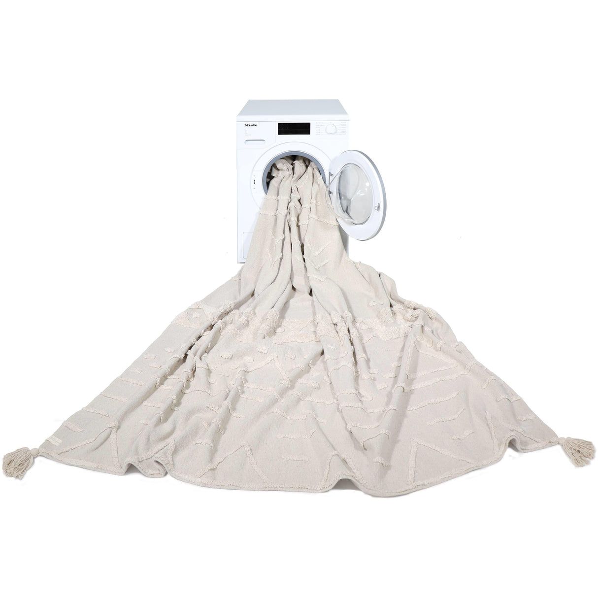 Rugs by Roo | Lorena Canals Tribu Natural Washable Area Rug-C-TRIBU-NAT-M