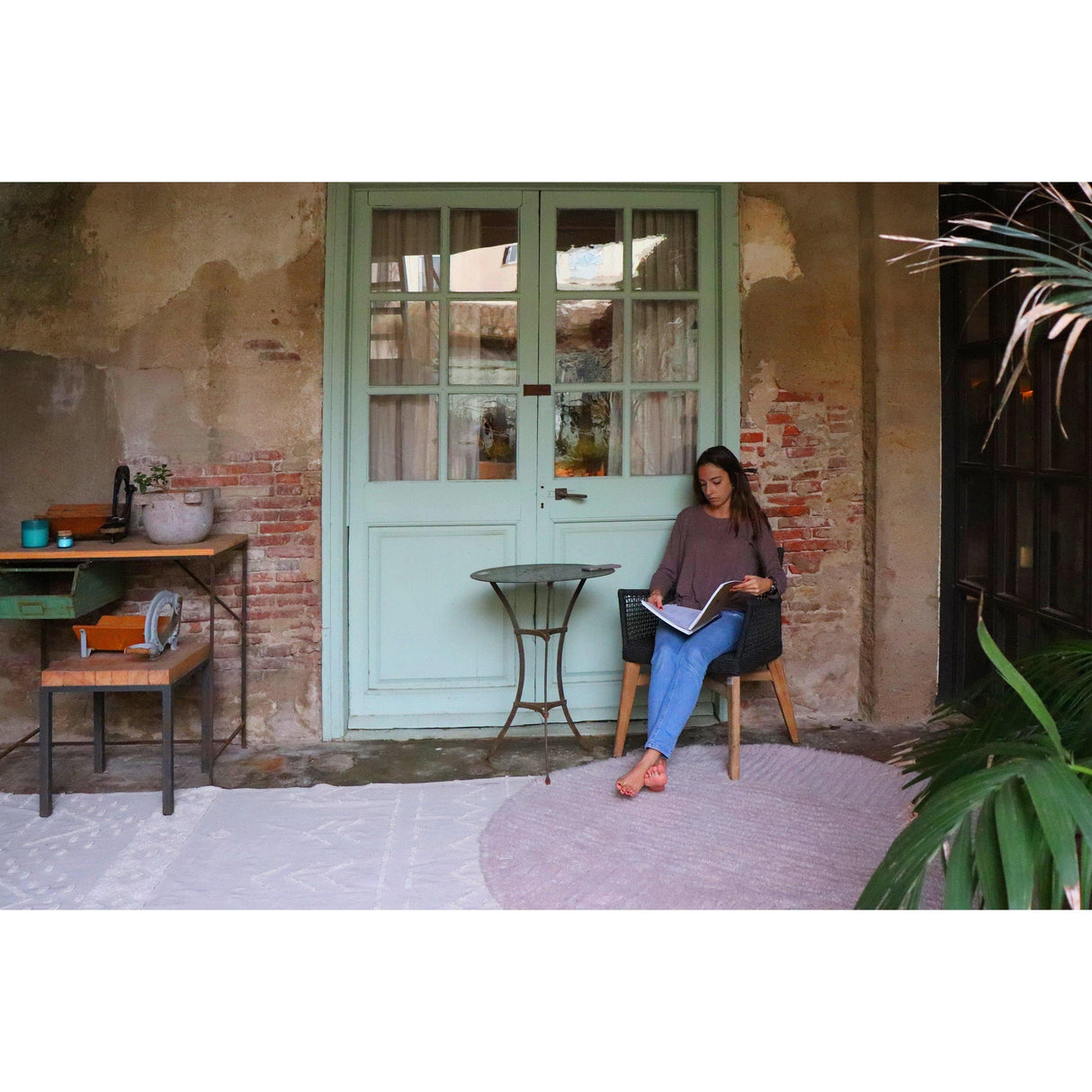 Rugs by Roo | Lorena Canals Tribu Natural Washable Area Rug-C-TRIBU-NAT-M