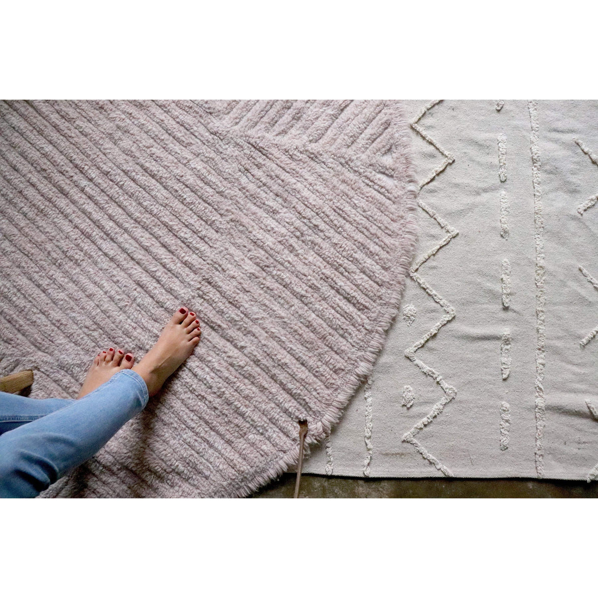 Rugs by Roo | Lorena Canals Tribu Natural Washable Area Rug-C-TRIBU-NAT-M