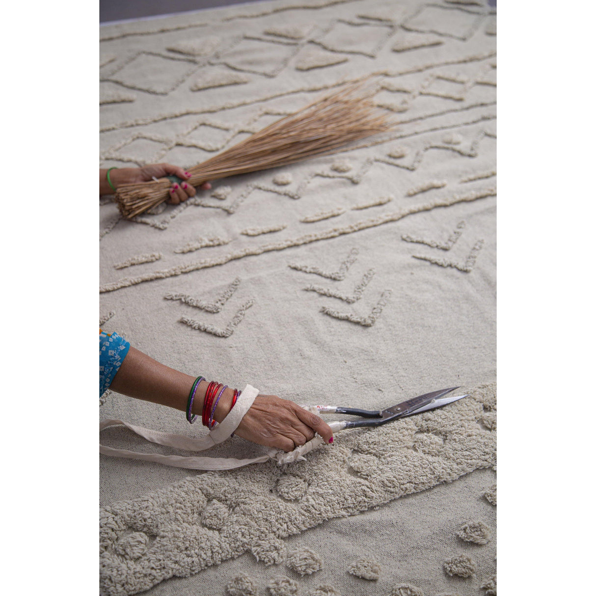 Rugs by Roo | Lorena Canals Tribu Natural Washable Area Rug-C-TRIBU-NAT-M