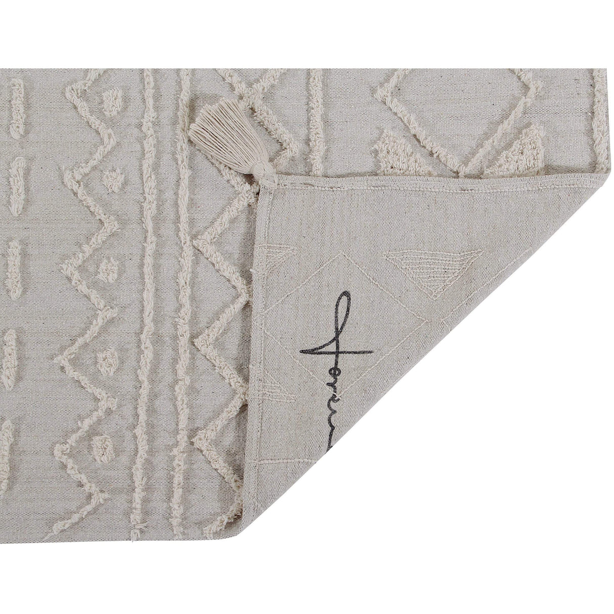 Rugs by Roo | Lorena Canals Tribu Natural Washable Area Rug-C-TRIBU-NAT-M