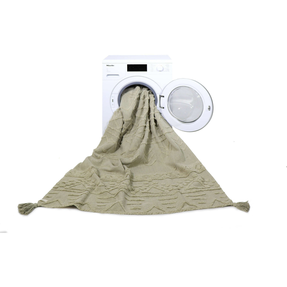 Rugs by Roo | Lorena Canals Tribu Olive Washable Area Rug-C-TRIBU-OLV-M