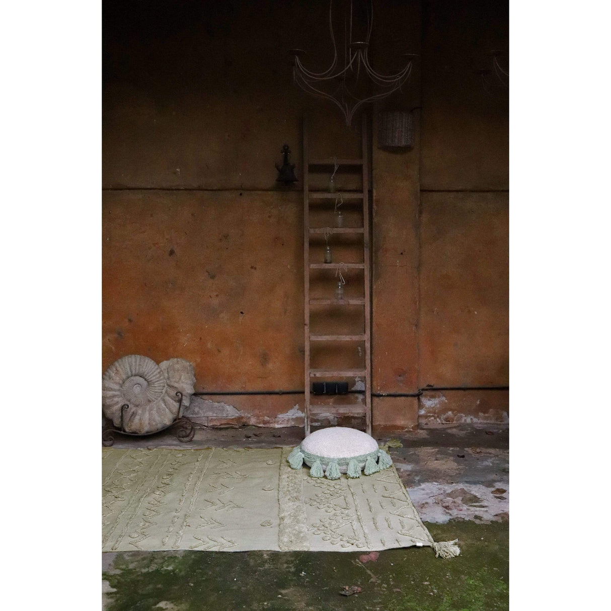 Rugs by Roo | Lorena Canals Tribu Olive Washable Area Rug-C-TRIBU-OLV-M