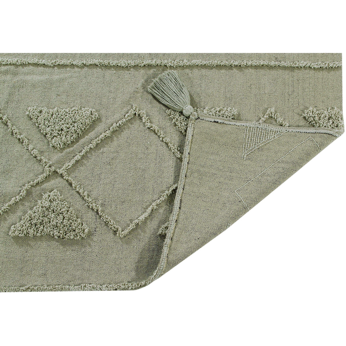 Rugs by Roo | Lorena Canals Tribu Olive Washable Area Rug-C-TRIBU-OLV-M