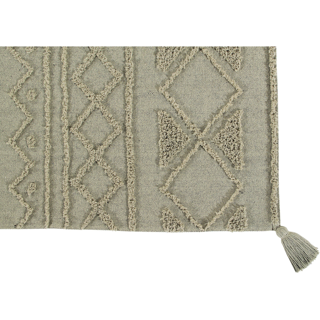 Rugs by Roo | Lorena Canals Tribu Olive Washable Area Rug-C-TRIBU-OLV-M