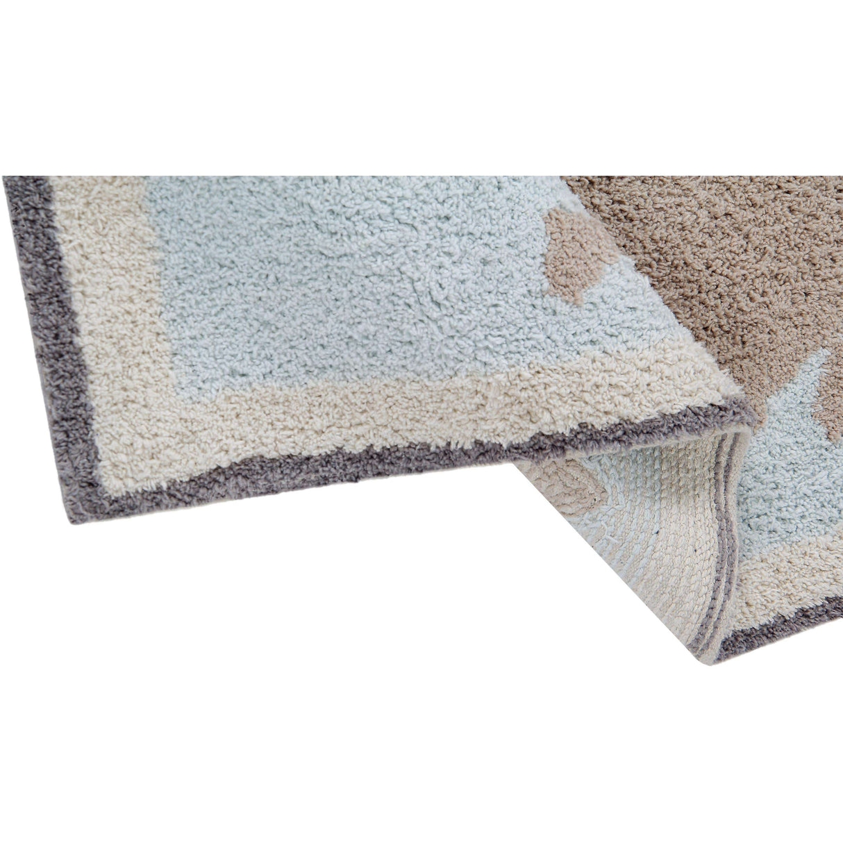 Rugs by Roo | Lorena Canals Vintage Map Machine Washable Kids Area Rug-C-VINTMAP