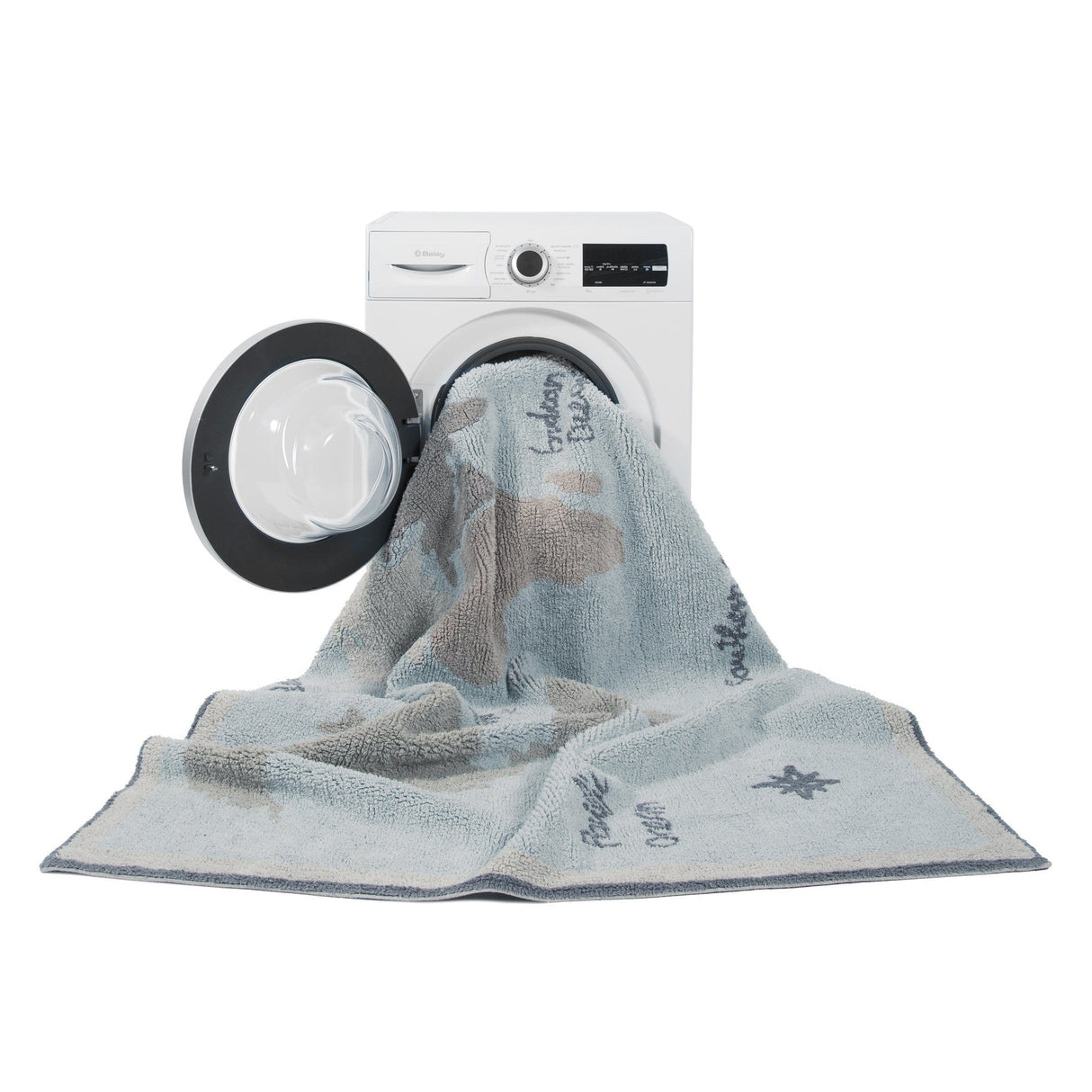 Rugs by Roo | Lorena Canals Vintage Map Machine Washable Kids Area Rug-C-VINTMAP