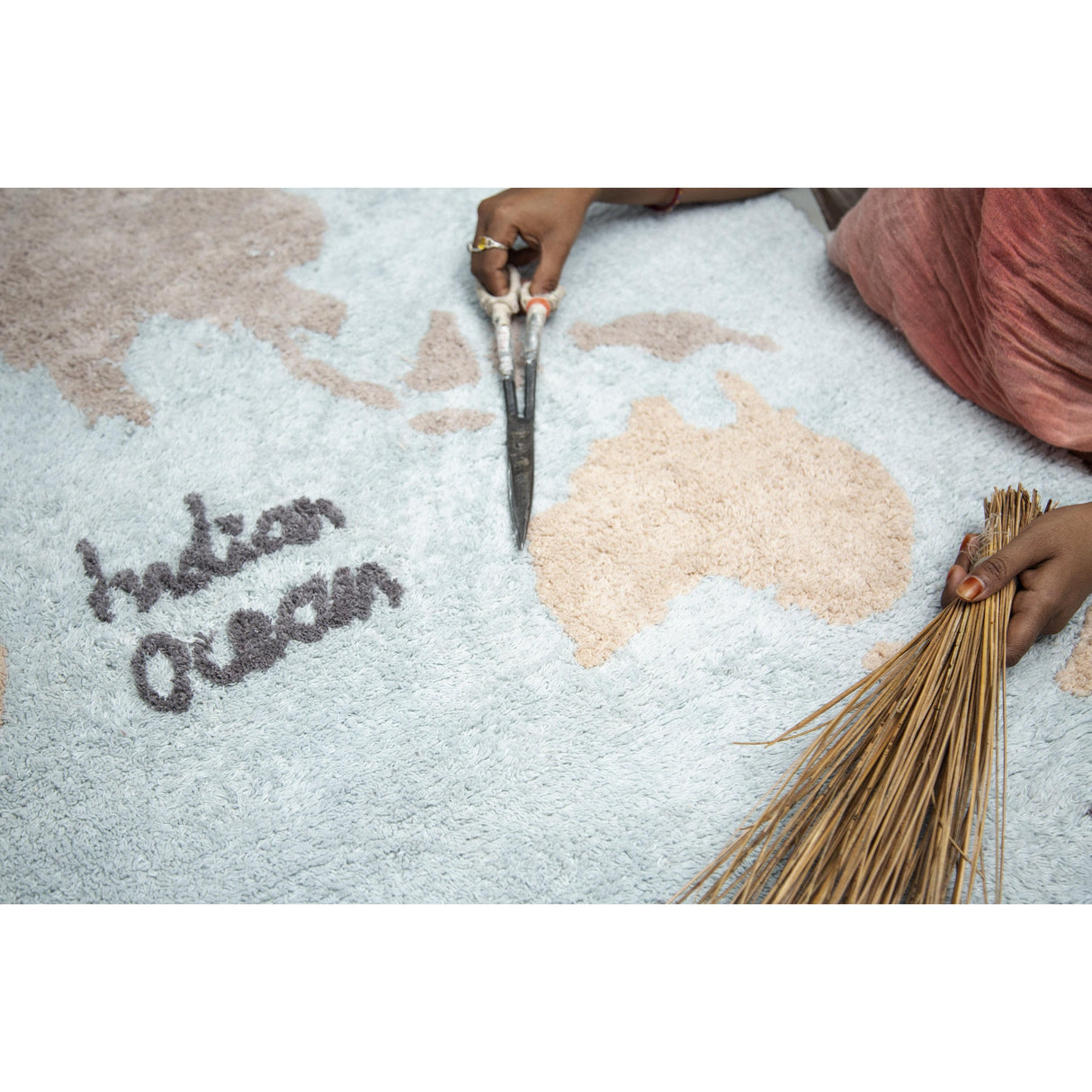 Rugs by Roo | Lorena Canals Vintage Map Machine Washable Kids Area Rug-C-VINTMAP