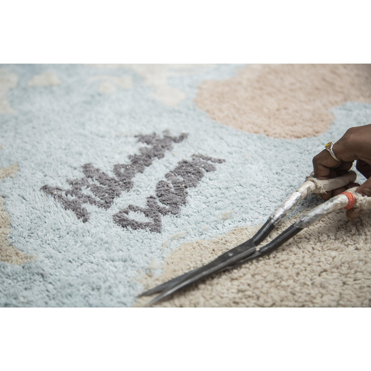 Rugs by Roo | Lorena Canals Vintage Map Machine Washable Kids Area Rug-C-VINTMAP