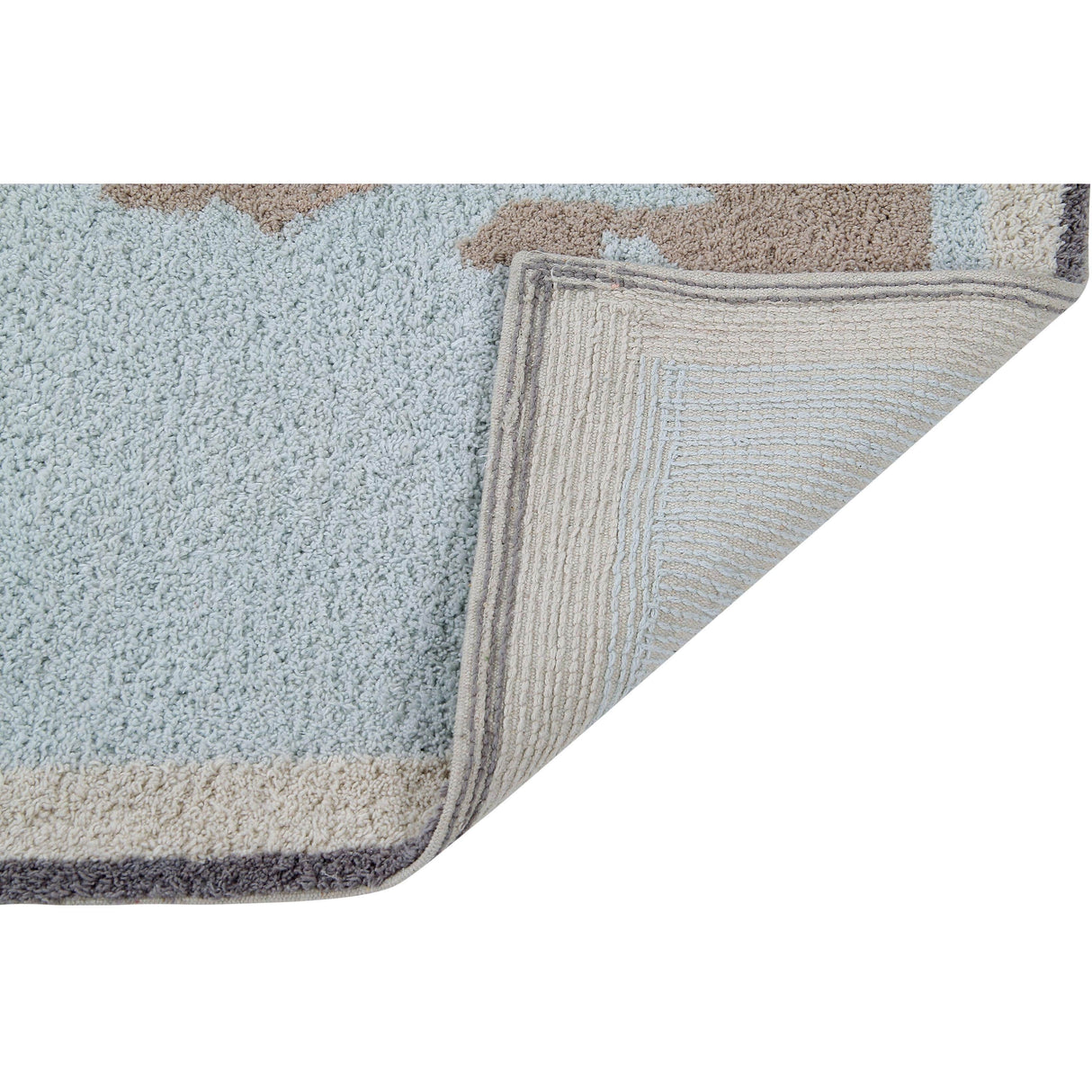 Rugs by Roo | Lorena Canals Vintage Map Machine Washable Kids Area Rug-C-VINTMAP