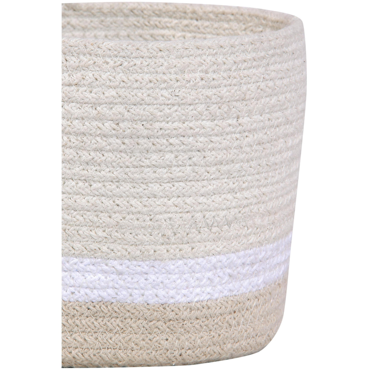 Rugs by Roo | Lorena Canals Mini Tricolor Ivory Basket-BSK-TRIC-IVO
