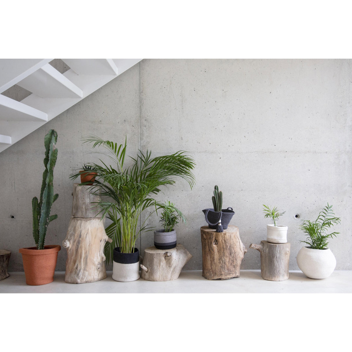 Rugs by Roo | Lorena Canals Mini Tricolor Ivory Basket-BSK-TRIC-IVO