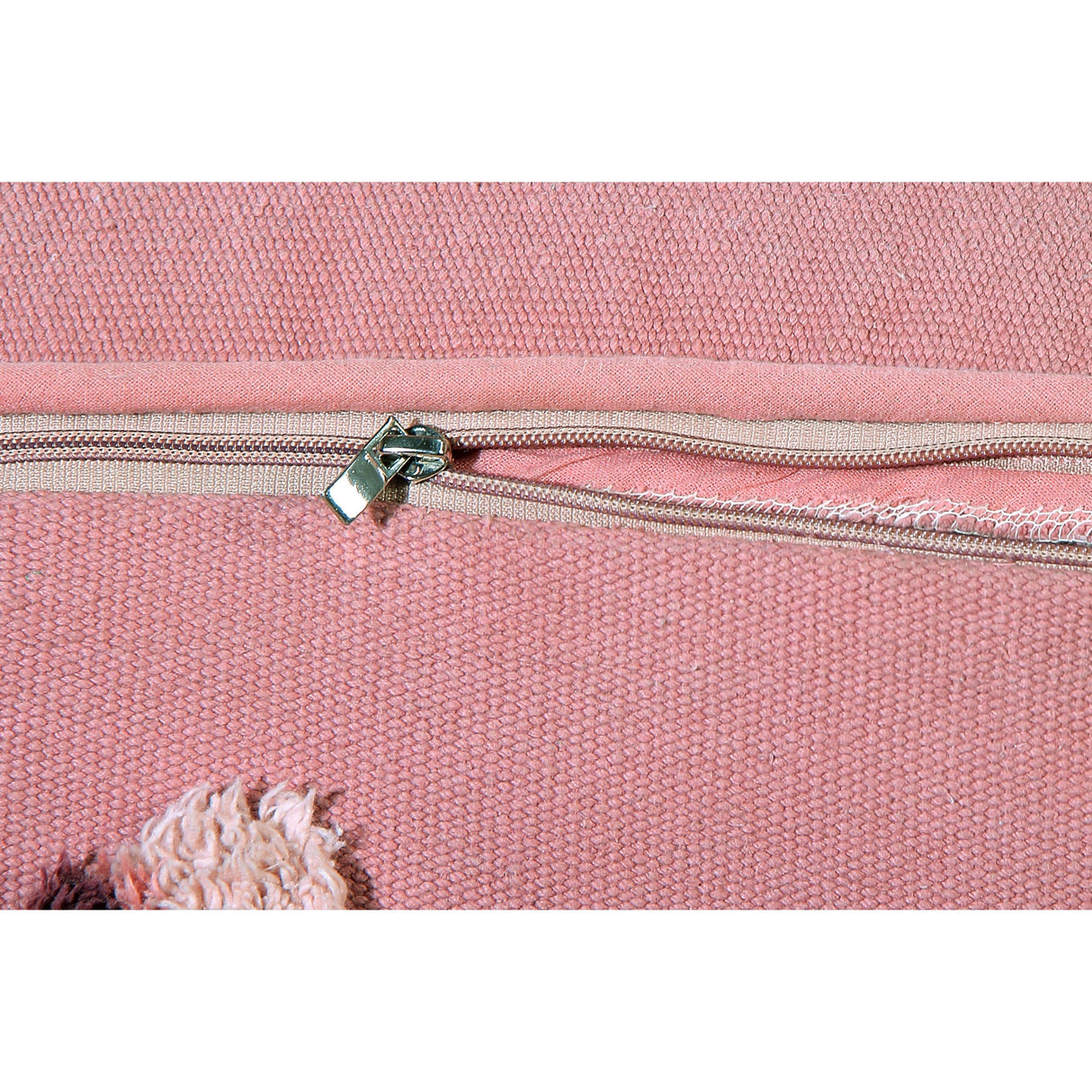 Rugs by Roo | Lorena Canals English Garden Ash Rose Washable Pouffe-P-GARDEN-ASH