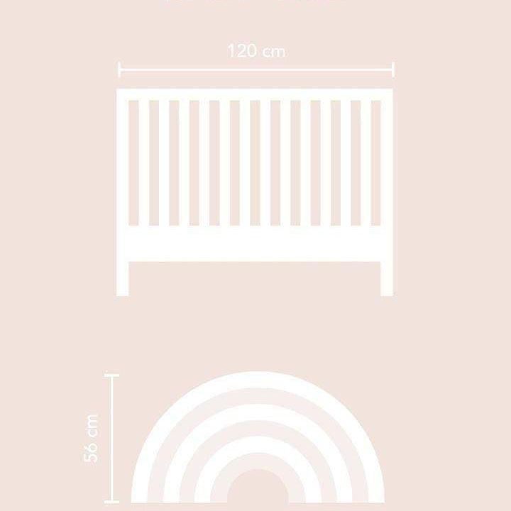 Rugs by Roo | Maison Deux Rainbow Rusty Pink Area Rug-