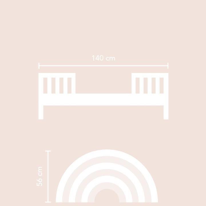 Rugs by Roo | Maison Deux Rainbow Rusty Pink Area Rug-