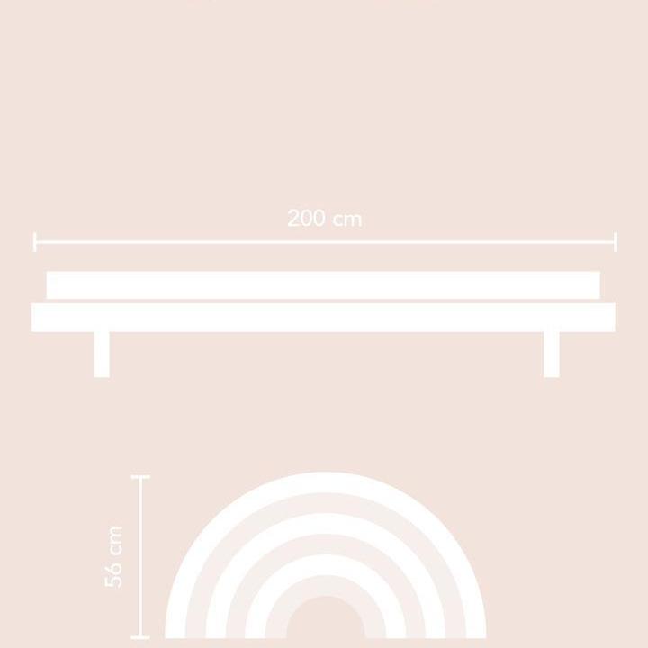 Rugs by Roo | Maison Deux Rainbow Rusty Pink Area Rug-