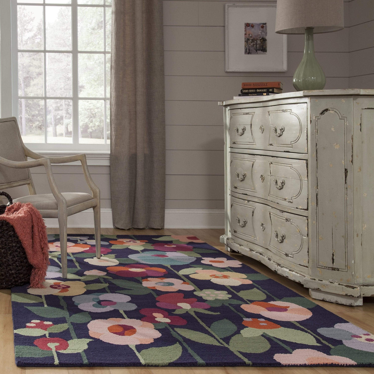 Rugs by Roo | Momeni Newport Navy II Area Rug-NEWPONP-14NVY2030