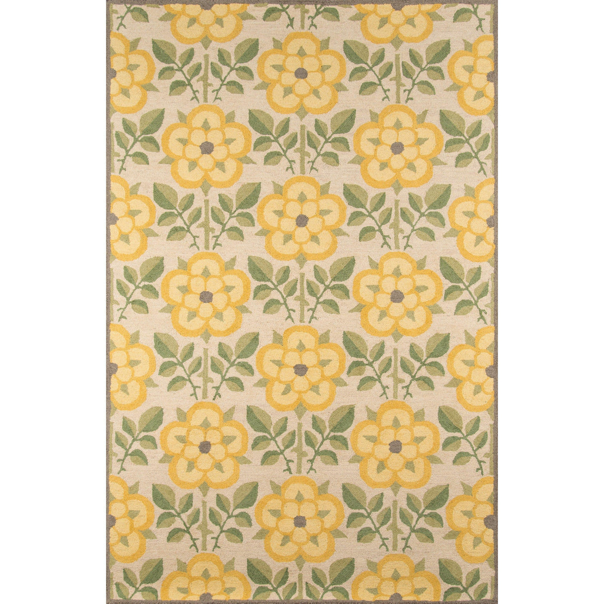 Rugs by Roo | Momeni Newport Yellow Area Rug-NEWPONP-07YEL2030