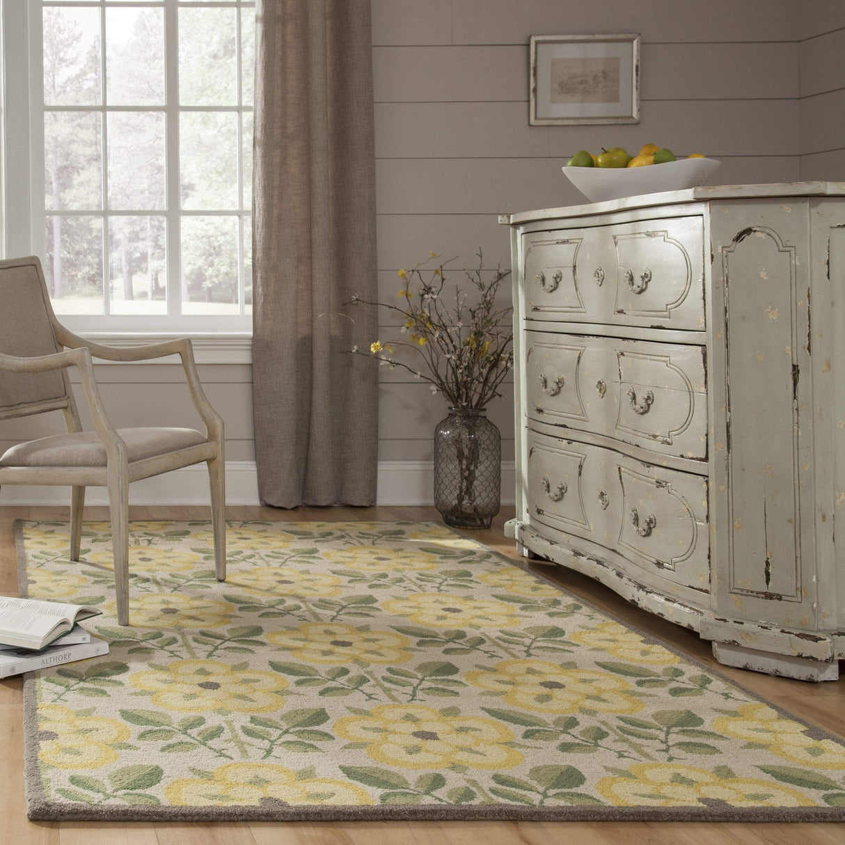 Rugs by Roo | Momeni Newport Yellow Area Rug-NEWPONP-07YEL2030