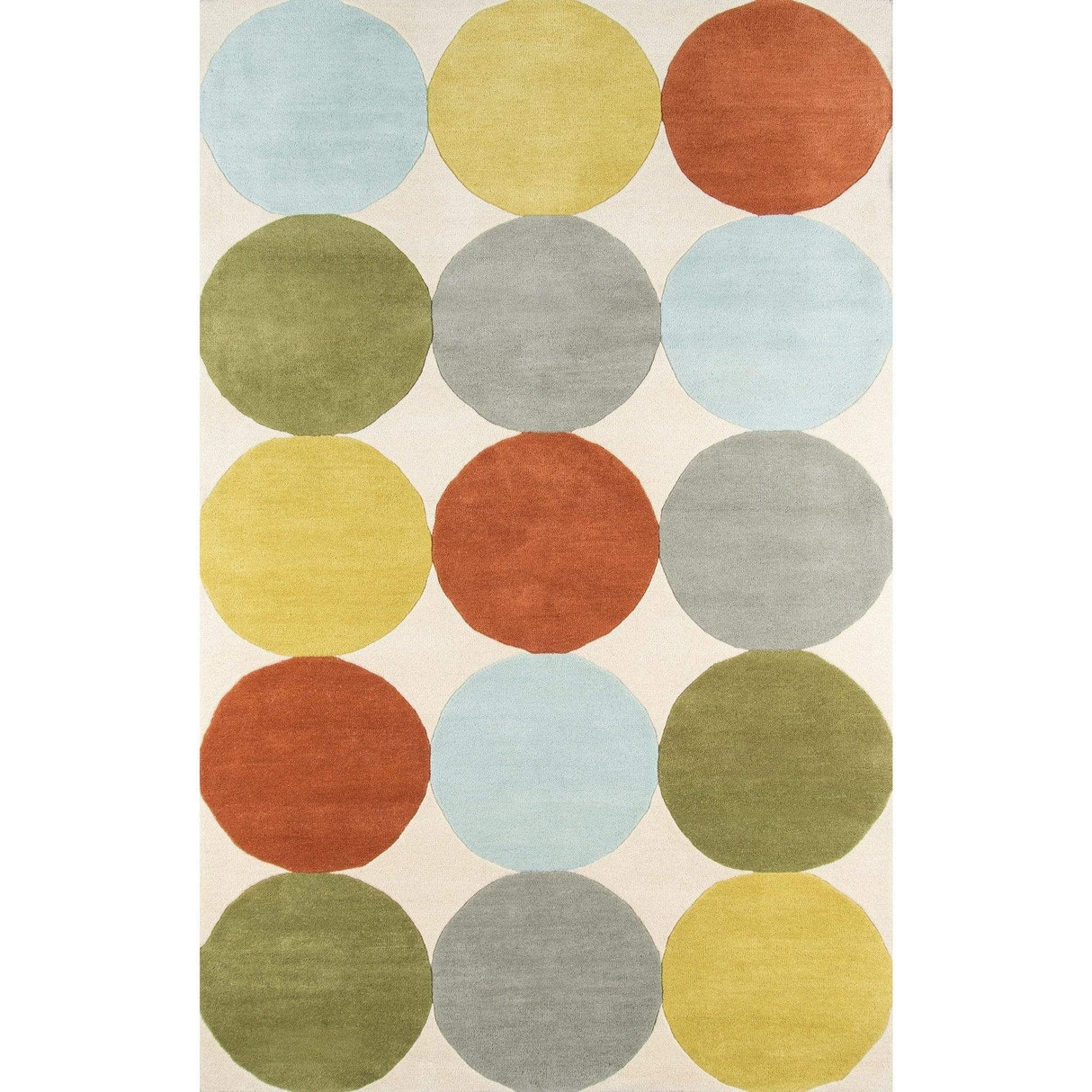 Rugs by Roo | Momeni Novogratz Delmar Agatha Dots Multi Area Rug-DELMADEL-1MTI2380