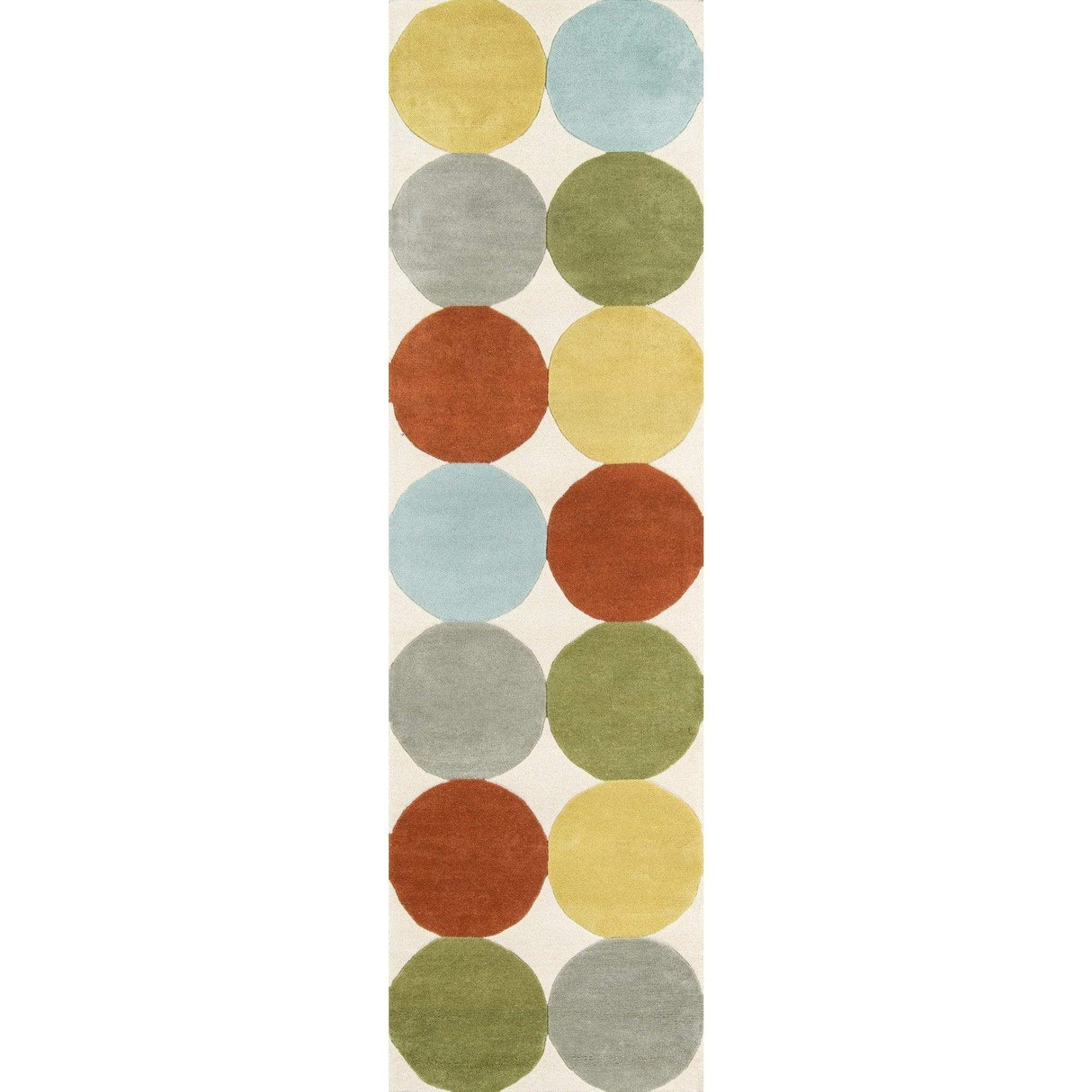 Rugs by Roo | Momeni Novogratz Delmar Agatha Dots Multi Area Rug-DELMADEL-1MTI2380