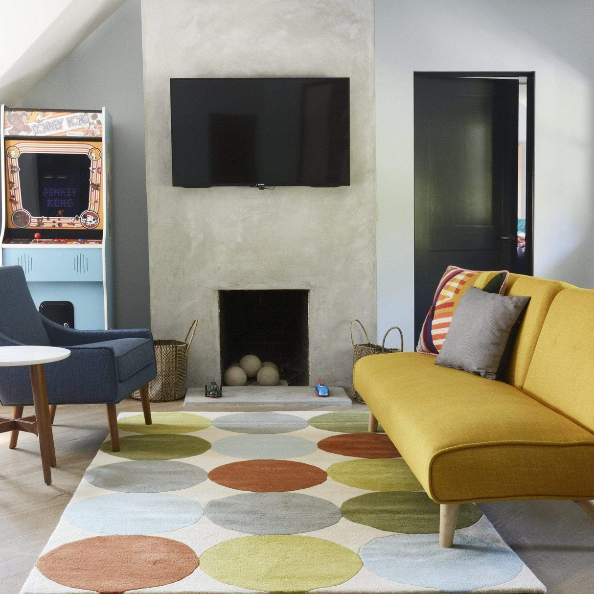 Rugs by Roo | Momeni Novogratz Delmar Agatha Dots Multi Area Rug-DELMADEL-1MTI2380