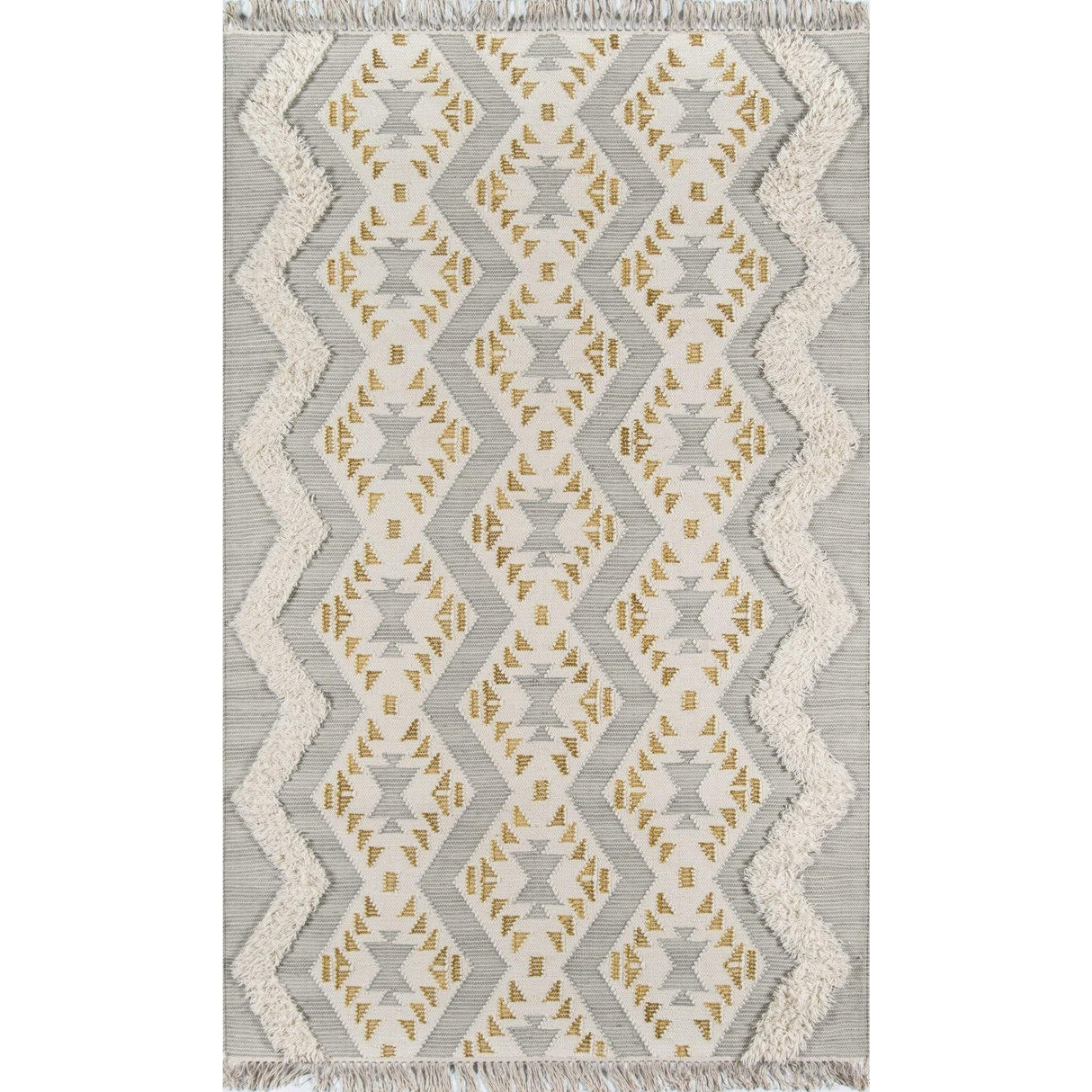 Rugs by Roo | Momeni Novogratz Indio Grey Area Rug-INDIOIND-1GRY2030