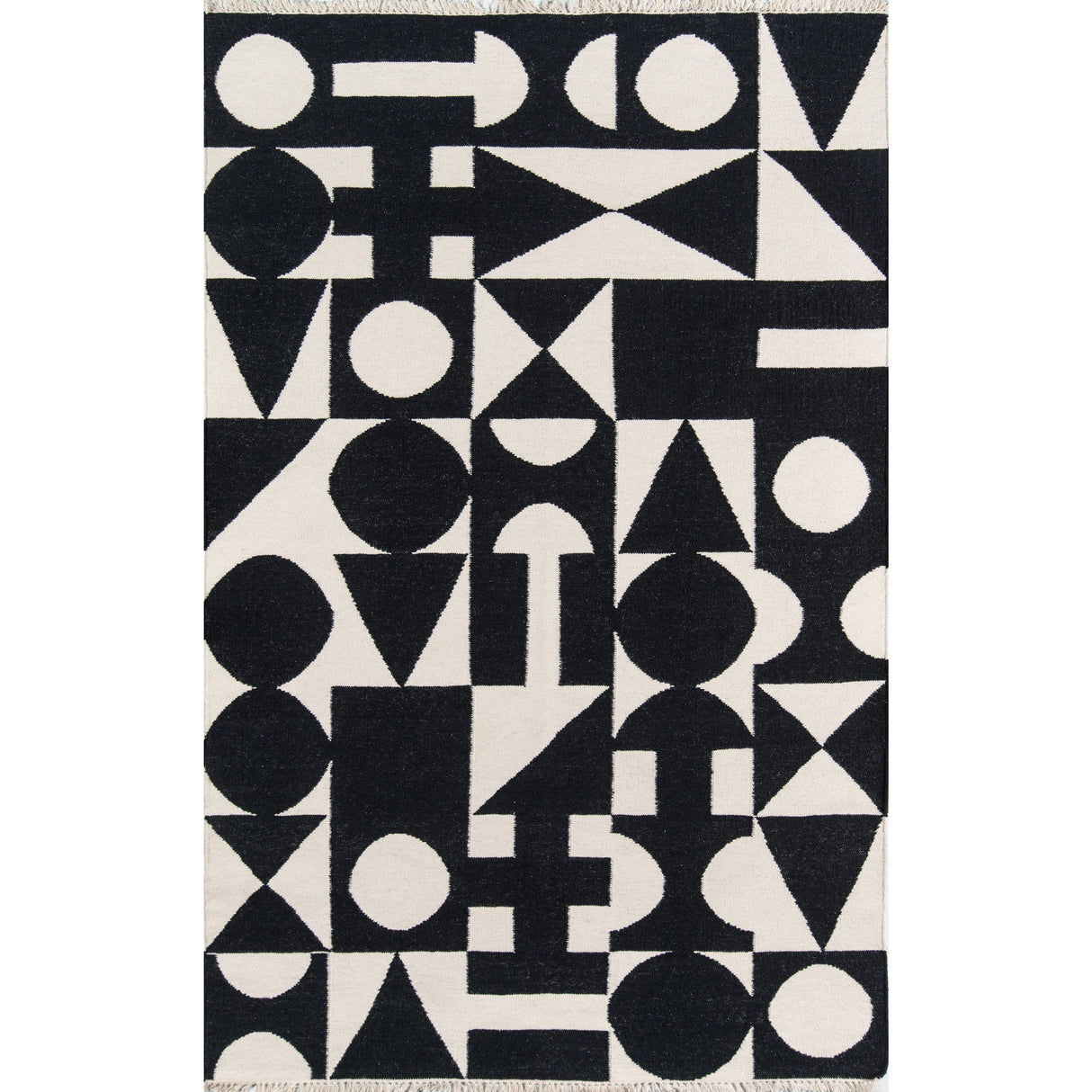 Rugs by Roo | Momeni Topanga Roberta Black Area Rug-TOPANTOP-3BLK2030