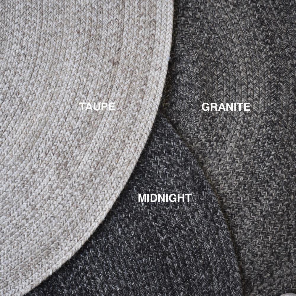 Rugs by Roo | Oh Happy Home! Braided Round Midnight Area Rug-SHF-CBR-150M-1