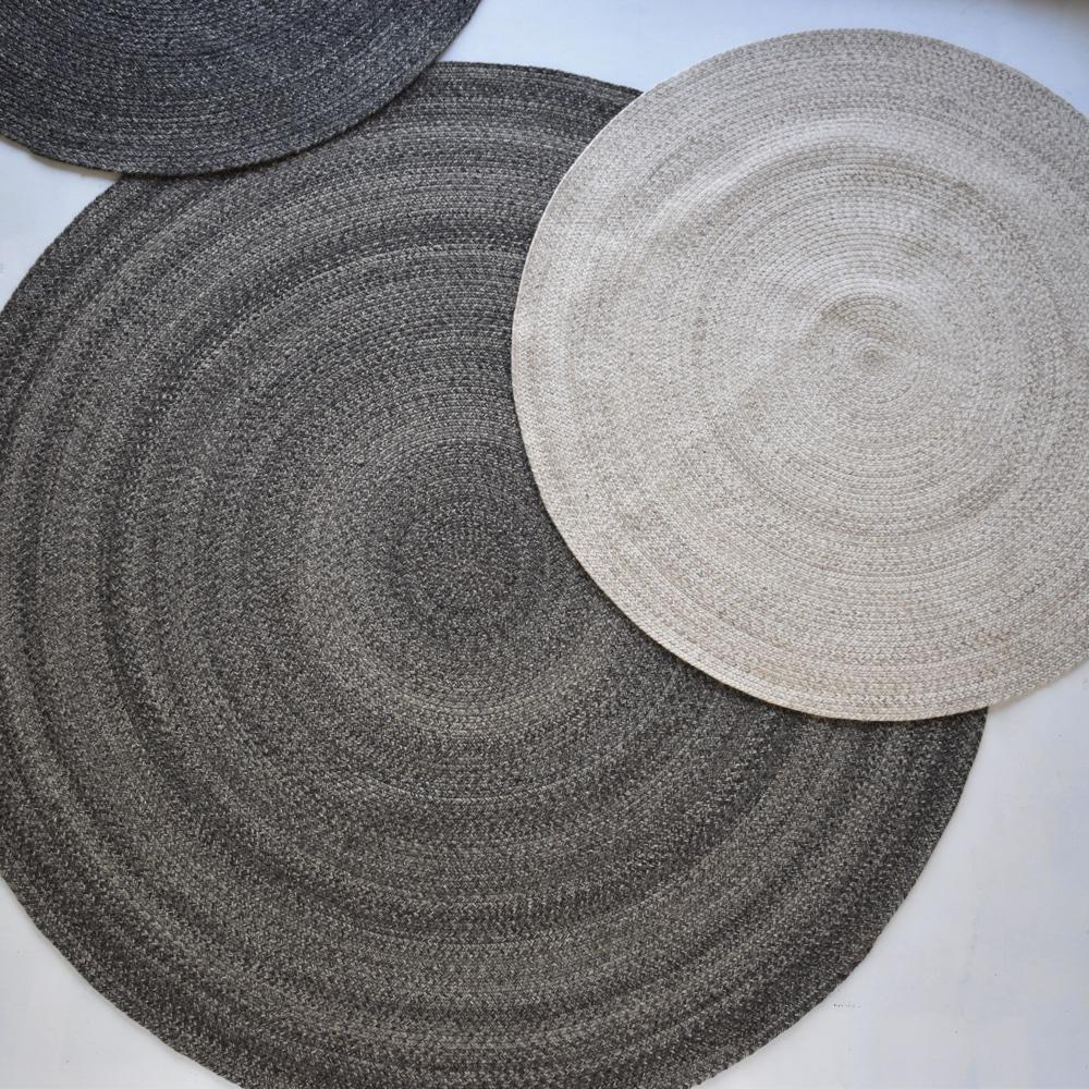 Rugs by Roo | Oh Happy Home! Braided Round Midnight Area Rug-SHF-CBR-150M-1