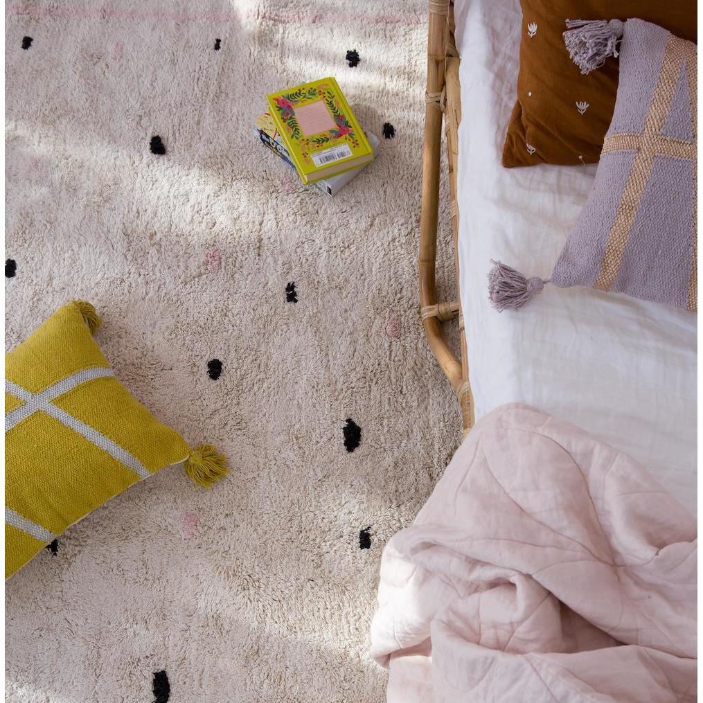 Rugs by Roo | Oh Happy Home! Cotton Berber Going Dotty Round Washable Area Rug-SHF-CBR-ROUND