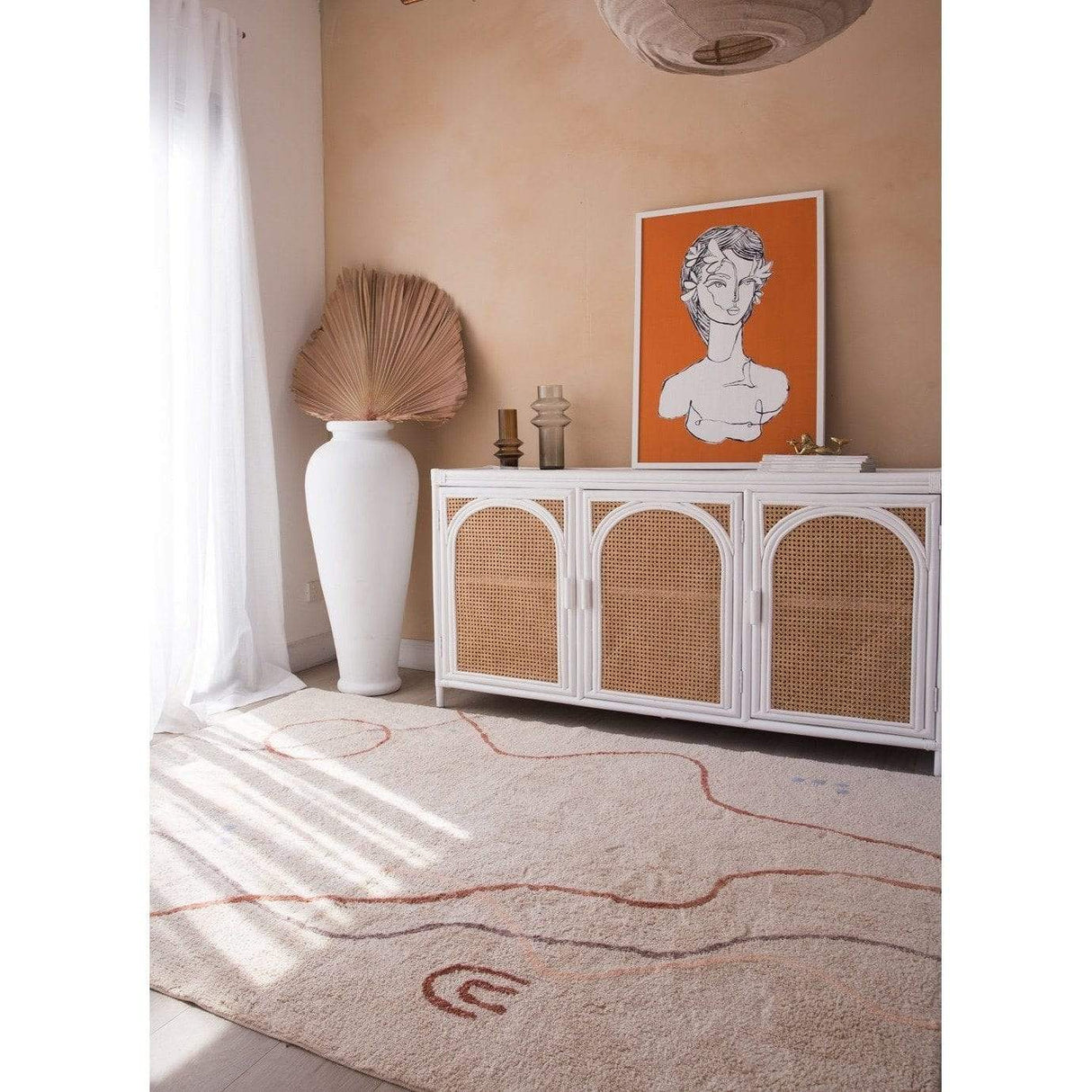 Rugs by Roo | Oh Happy Home! Cotton Berber Nomad Natural Washable Area Rug-