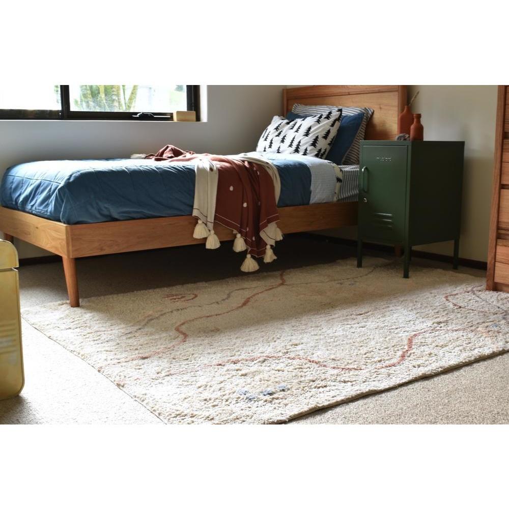 Rugs by Roo | Oh Happy Home! Cotton Berber Nomad Natural Washable Area Rug-