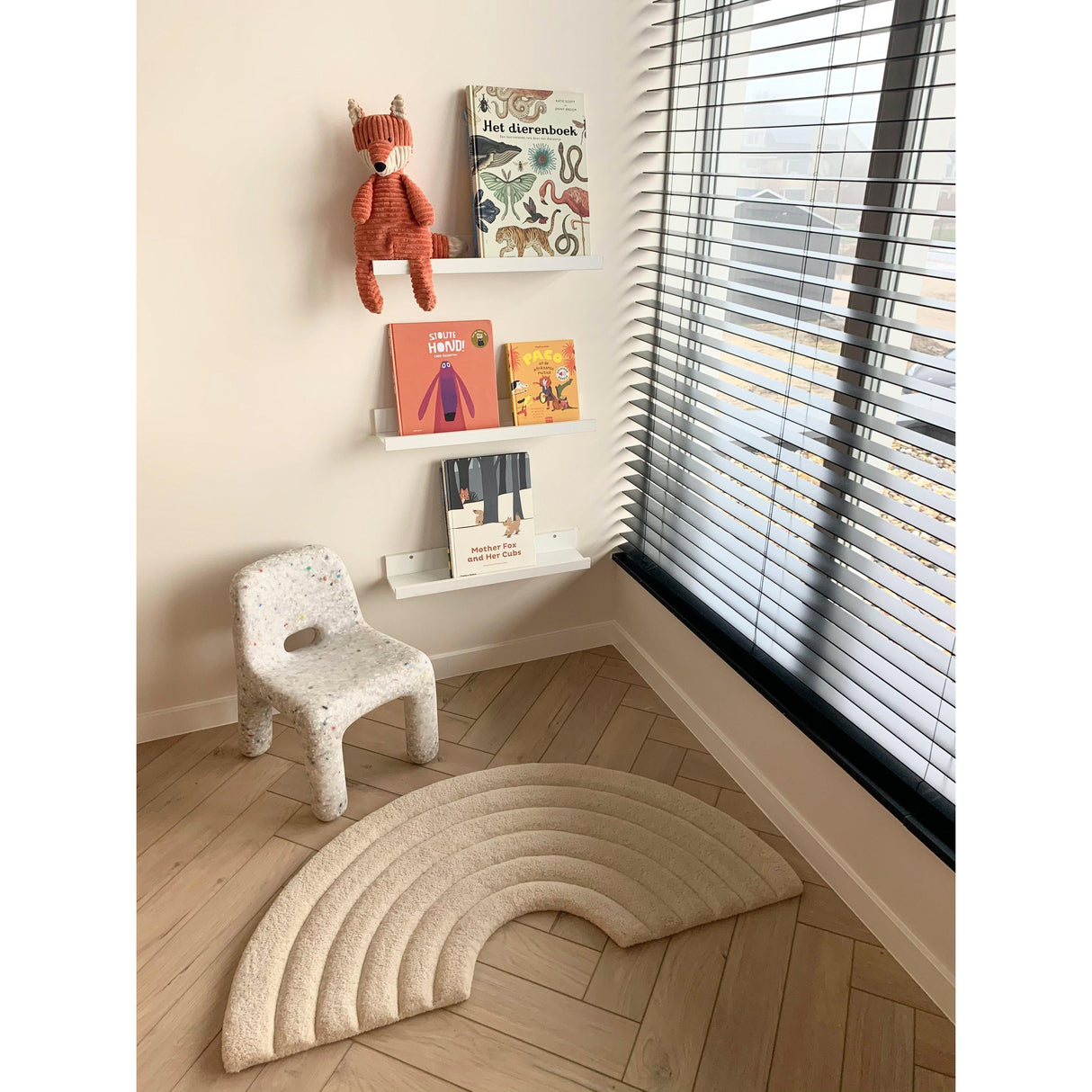 Rugs by Roo | Maison Deux Rainbow Natural Area Rug-