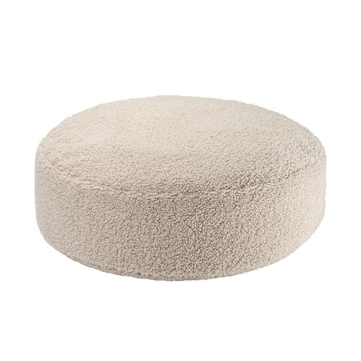 Wigiwama Cream White Ottoman at Rugs by Roo