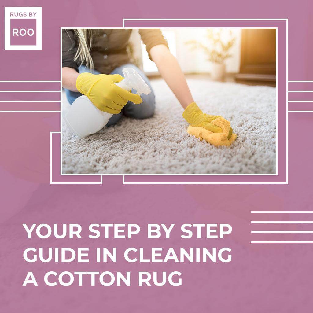 To extend the life of your new cotton rug, do this first