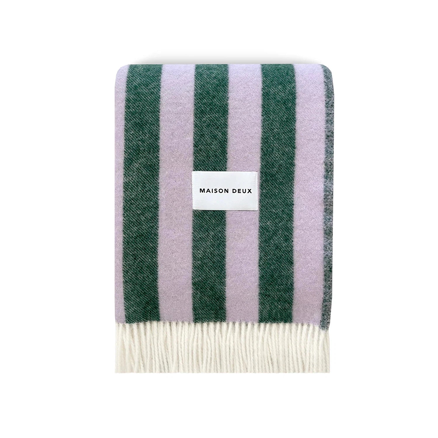 Maison Deux Candy Wrap Lilac Green Blanket