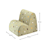 Wigiwama Terrazzo Moss Cloud Chair