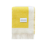 Maison Deux Color Block 2 Yellow Lilac Blanket