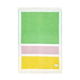 Maison Deux Color Block 2 Yellow Lilac Blanket