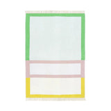 Maison Deux Color Block 2 Yellow Lilac Blanket