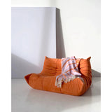 Maison Deux Lines Lilac Orange Blanket