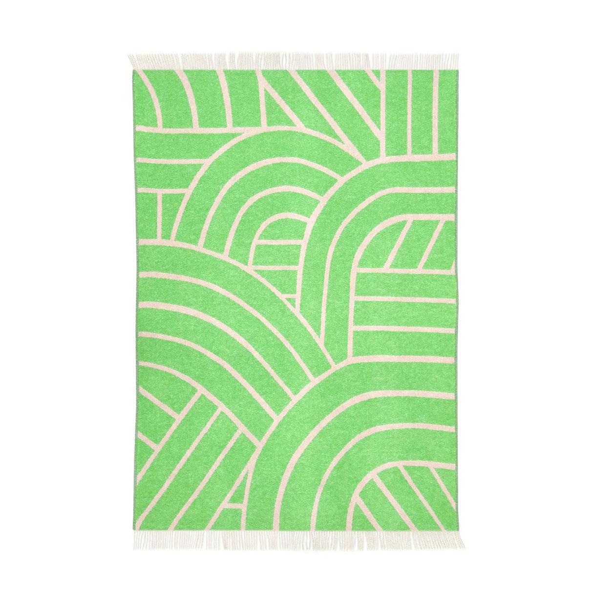Maison Deux Lines Pink Apple Blanket
