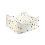 Wigiwama Terrazzo Marble Square Ottoman