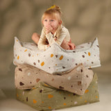 Wigiwama Terrazzo Marble Square Ottoman