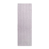 Maison Deux Solid Stripe Lilac Area Rug