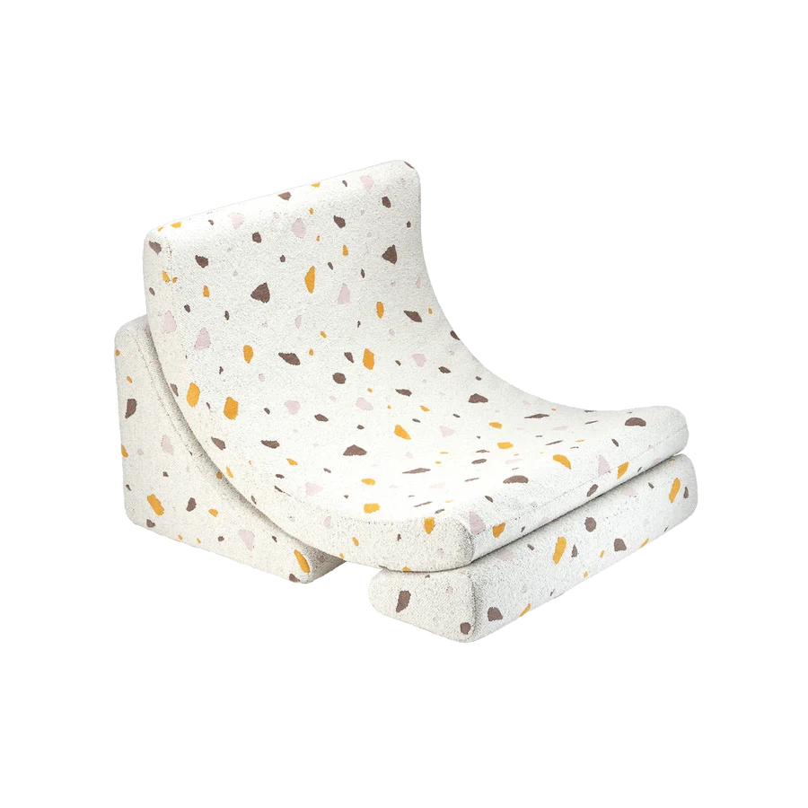 Wigiwama Terrazzo Marble Moon Chair